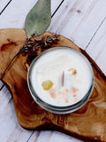 Home made vanilla citrus candle